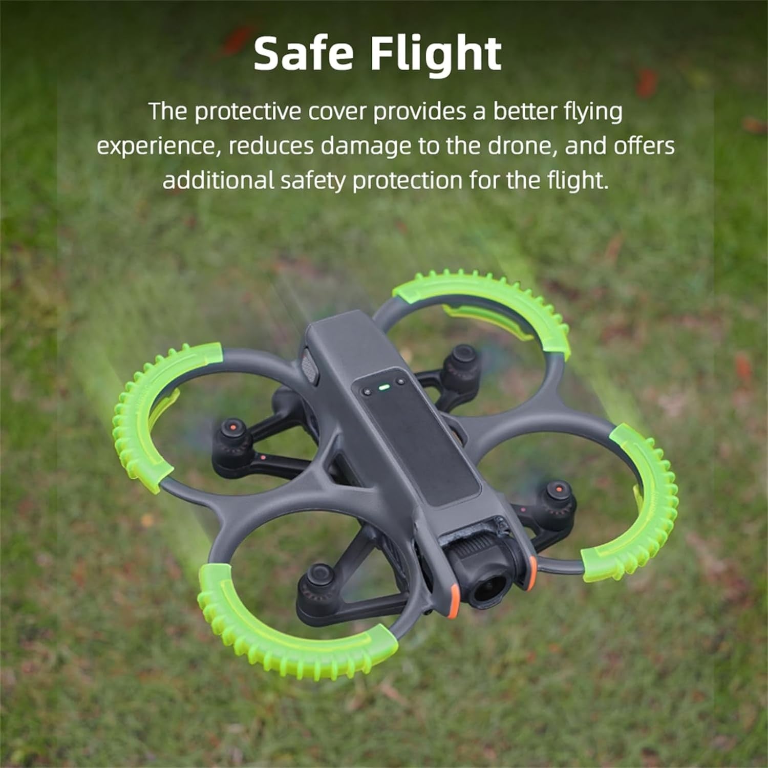 new Avata 2 Propeller Guard Protector for DJI 2 Drone 15*10.5*1.9cm, Green 07FC0E-D4 - KOEEK