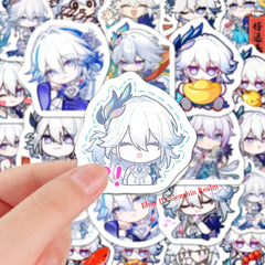 60Pcs Anime Honkai: Star Rail Yao Guang Waterproof Stickers Decoratio Gift 07FC0E-D4 - KOEEK