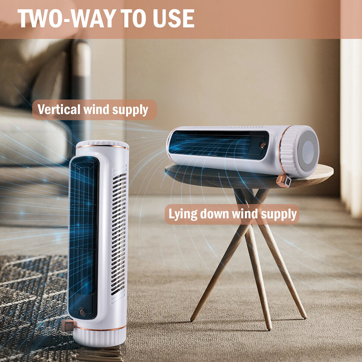 ny Cooling Ace, Portable Air Conditioner Kjølevifte Stille med 3 hastigheter