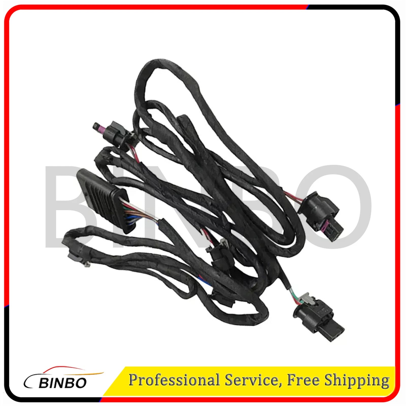 Front Bumper Parking Sensor Wiring Harness Black For A-Class W169 Replacement 07FC0E-D4 - KOEEK
