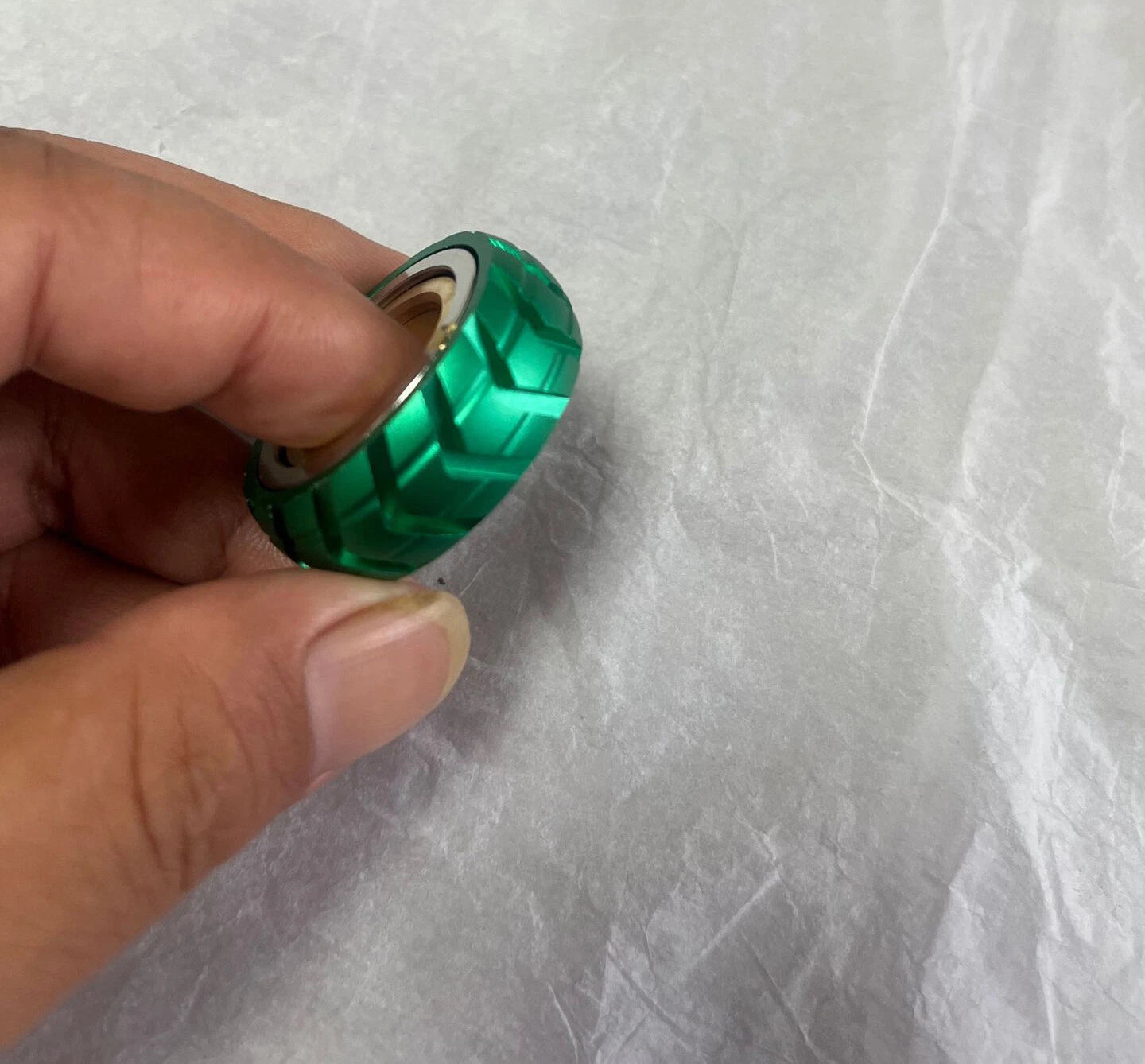 Small Mechanic Ring Fidget Clicker Slider Haptic Stress Relief EDC Toys 07FC0E-D4 - KOEEK