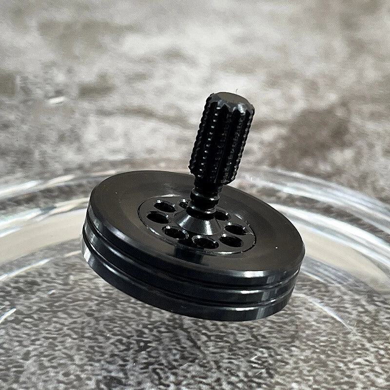 Hand Twist Stainless Steel Spinning Top Spinner EDC Toy Stress Relief Fidget Toy 07FC0E-D4 - KOEEK