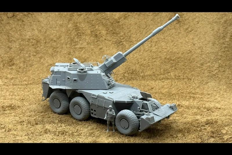 3D printed 1/72 South Africa"G-6 155mm howitzer"kit model#include a Tank soldier 07FC0E-D4 - KOEEK