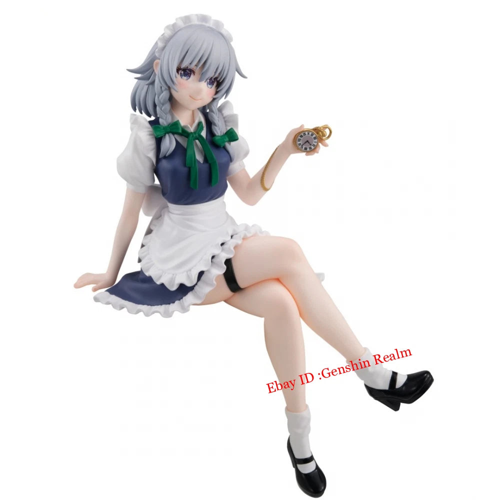 Anime Touhou Project Izayoi Sakuya Pvc Figure Model Collection Decor Gift 07FC0E-D4 - KOEEK