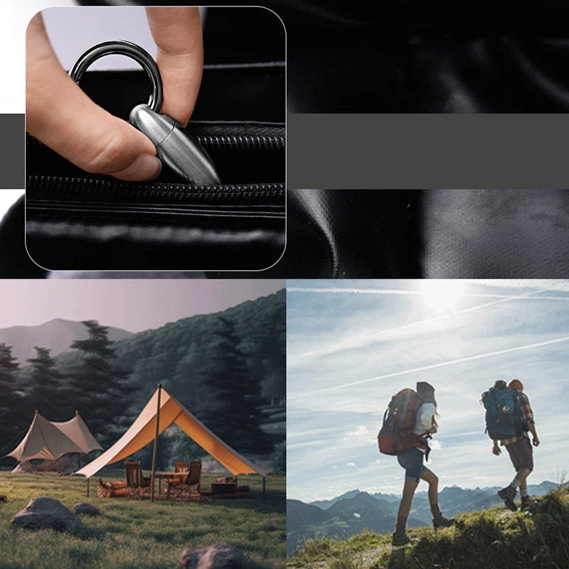 EDC Titanium Alloy Waterproof Pill Storage Box Outdoor Travel Survival Container 07FC0E-D4 - KOEEK