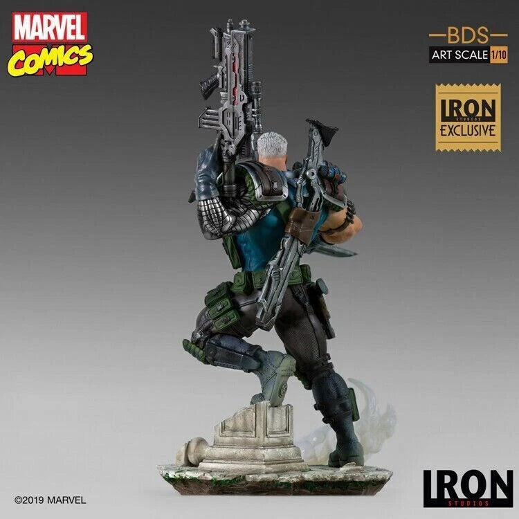 Iron Studios MARCAS17919-10 1/10th CABLE Display Statue Action Figure Doll Model 07FC0E-D4 - KOEEK