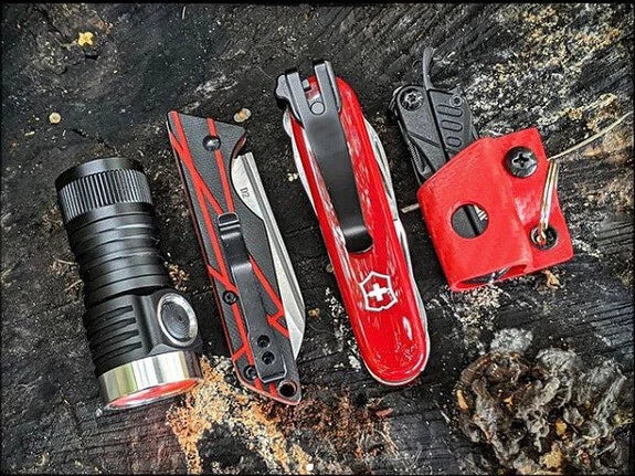 Deep Carry Stainless steel Pocket Clip for Victorinox 91MM NO LOGO 07FC0E-D4 - KOEEK