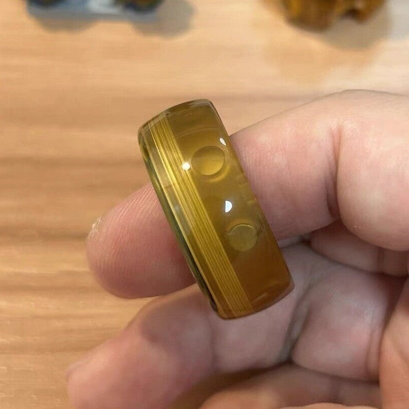 Fidget Spinner LAUTIE Mechanic Ring Fingertip Ratchet Magnetic Fidget EDC Toys 07FC0E-D4 - KOEEK