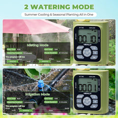 new HIRALIY Misting Cooling System with Timer, 26FT Hose+10 8M HIRALIY - KOEEK