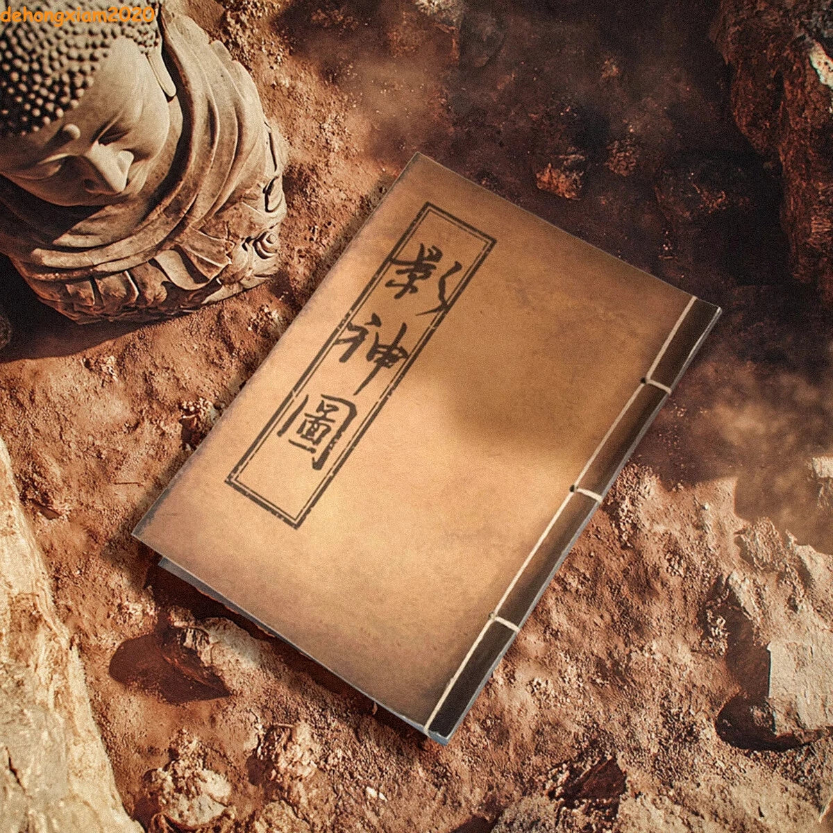 Black Myth: Wukong Monkey King Notebook Sketchbook Cosplay Props Gift Art 07FC0E-D4 - KOEEK
