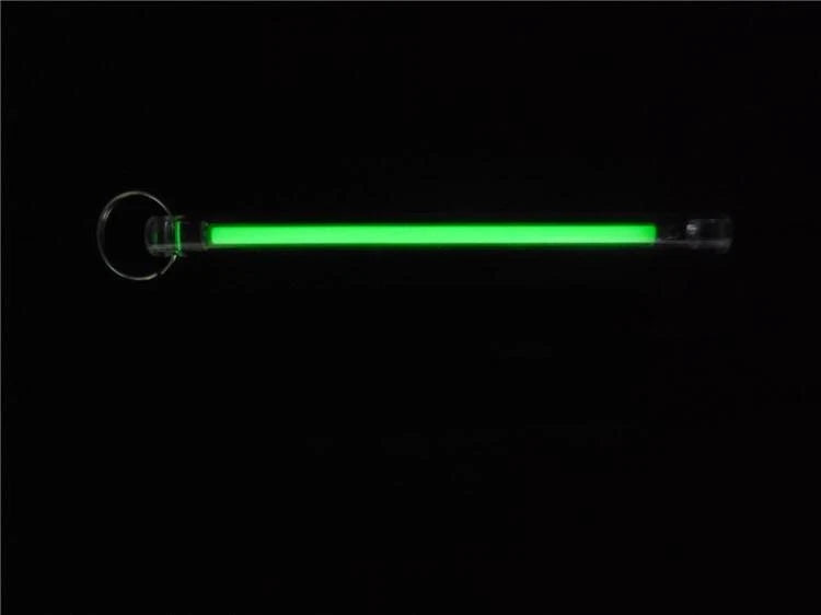 Key Chain Pendant 5*80/100mm Acrylic Shell Green Tube 25 Years Life Light Tube 07FC0E-D4 - KOEEK