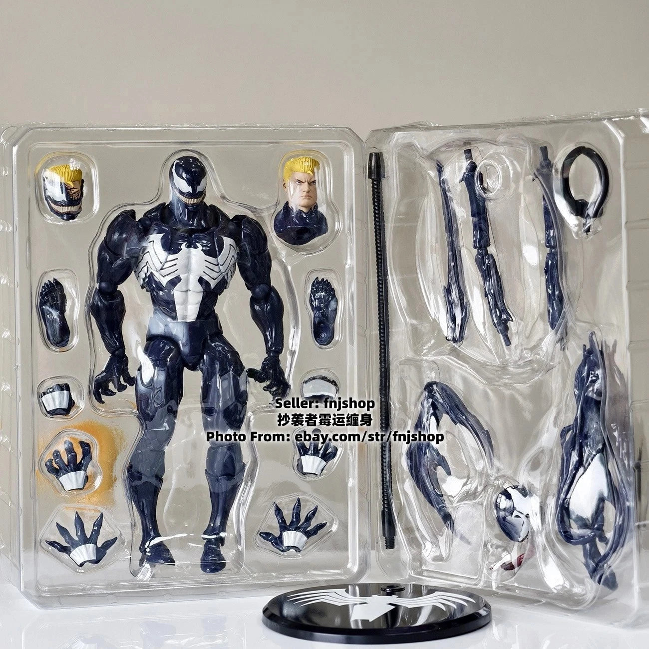 Mess Toys Lethal Neighbor Venom Symbiote Spider-Man 1/12 Action Figure US STOCK MESS_TOYS - KOEEK