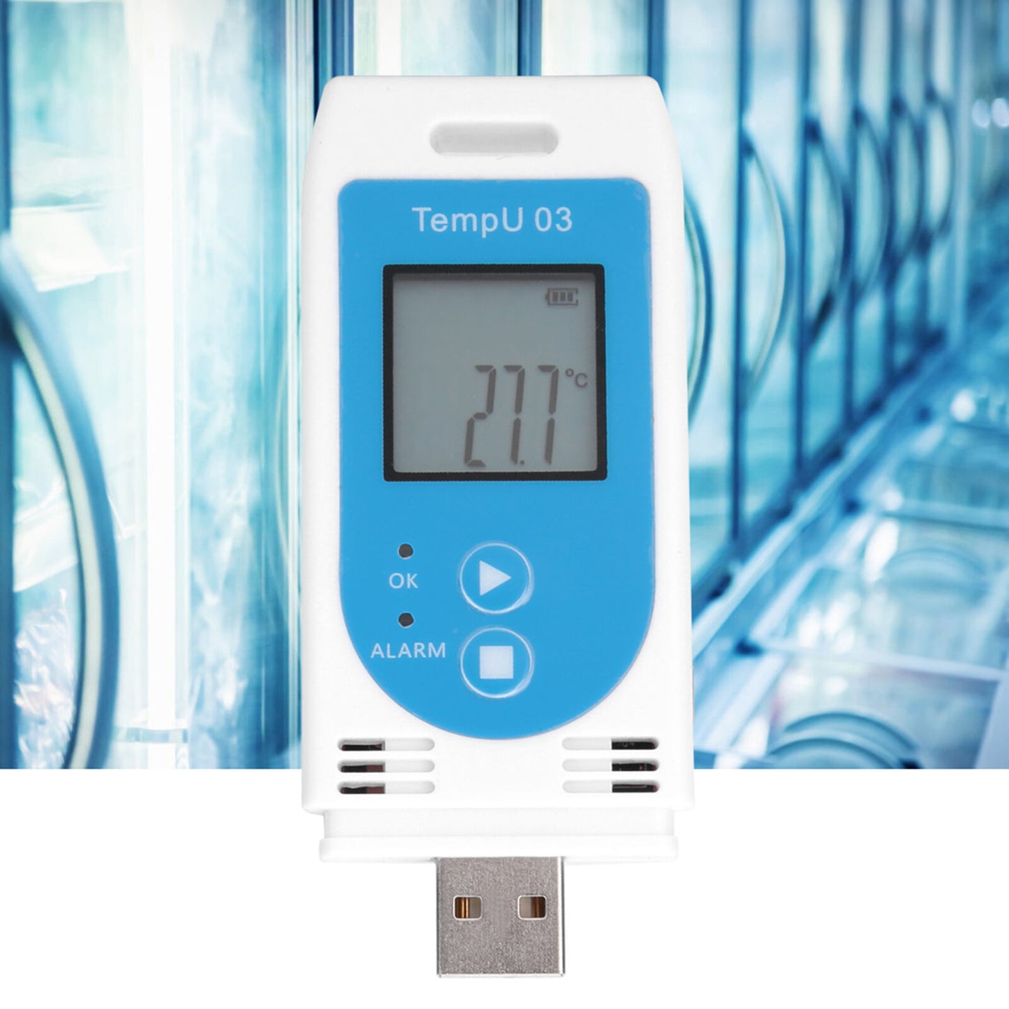 new Portable LCD USB Temperature & Humidity Data Logger PDF GSP Datalogger Recorder koeek - KOEEK