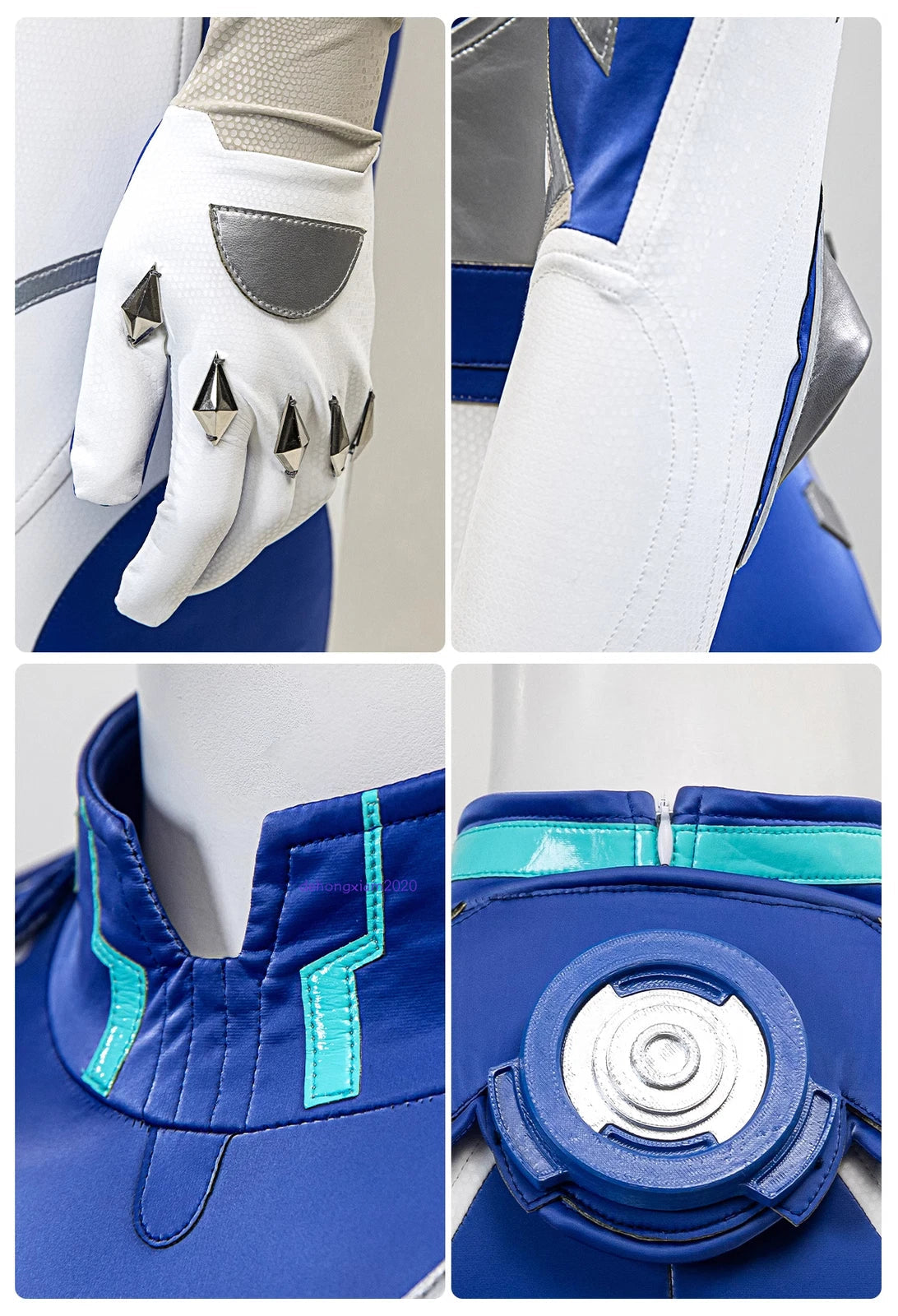 Marvel Rivals Invisible Woman Cosplay Costume Outfit Jumpsuit Full Set Halloween 07FC0E-D4 - KOEEK