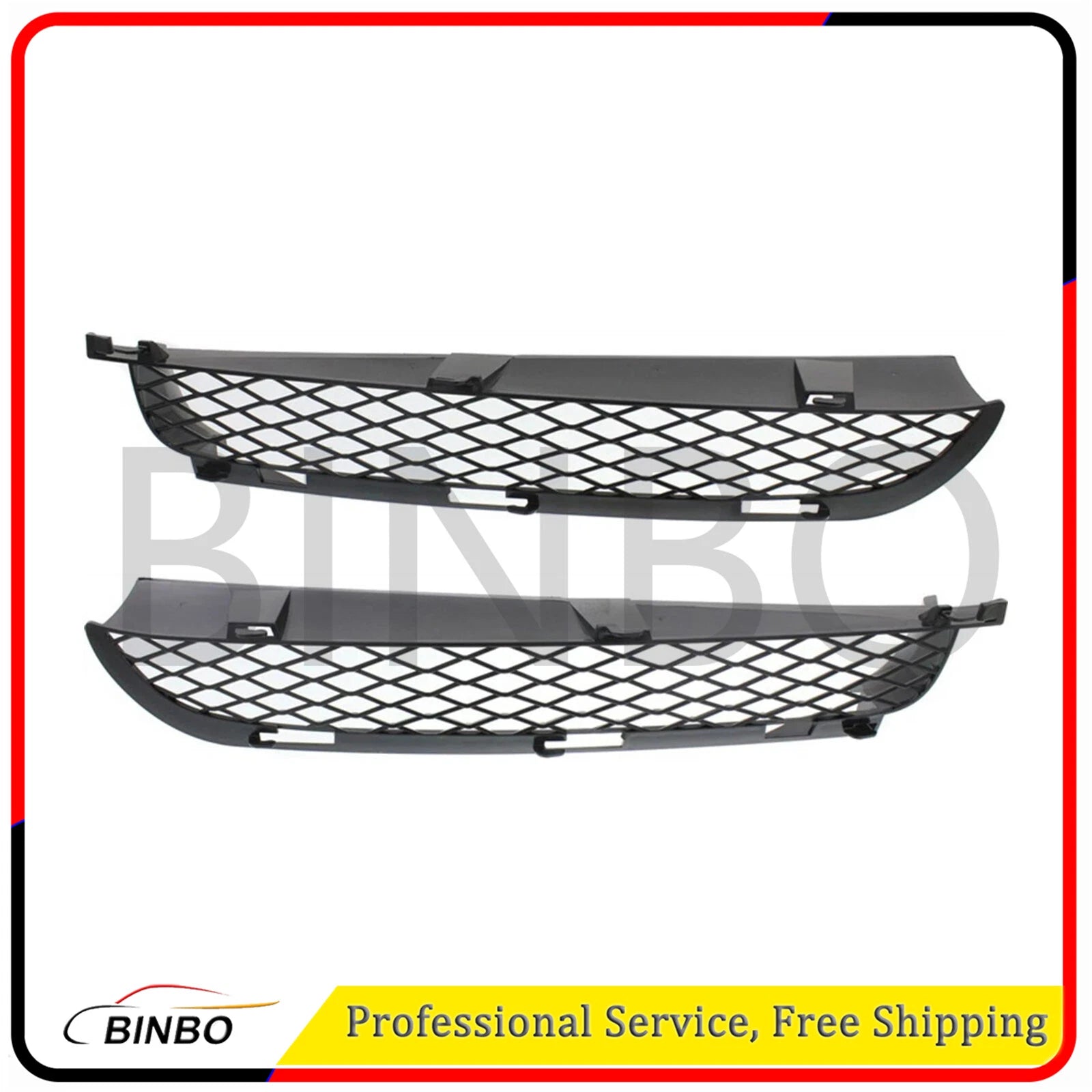 Front Grille Upper Bumper Mesh Grill For BMW X5 E53 2003-2006 07FC0E-D4 - KOEEK