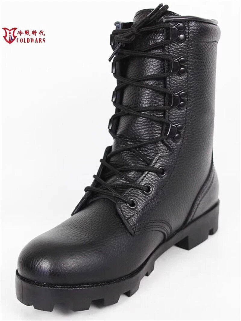 Russian DPR Men Motorcycle Combat Boots Military Boots Ankle Leather Shoes Boots 07FC0E-D4 - KOEEK