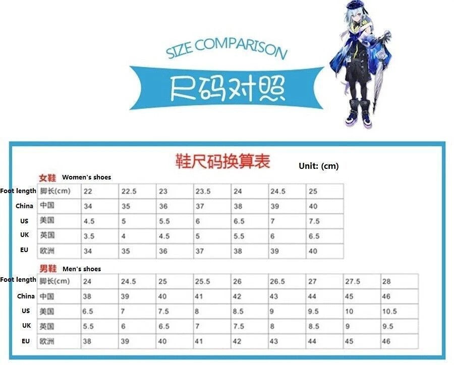 Anime Unisex Arknights Mizuki Cosplay PU Shoes Halloween Party Cos Long Boots 07FC0E-D4 - KOEEK