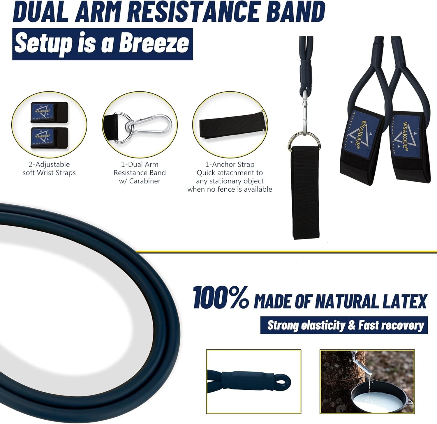 new Baseball Band Resistance for Pitchers, Arm Trainer 40 LBS, Blue 07FC0E-D4 - KOEEK