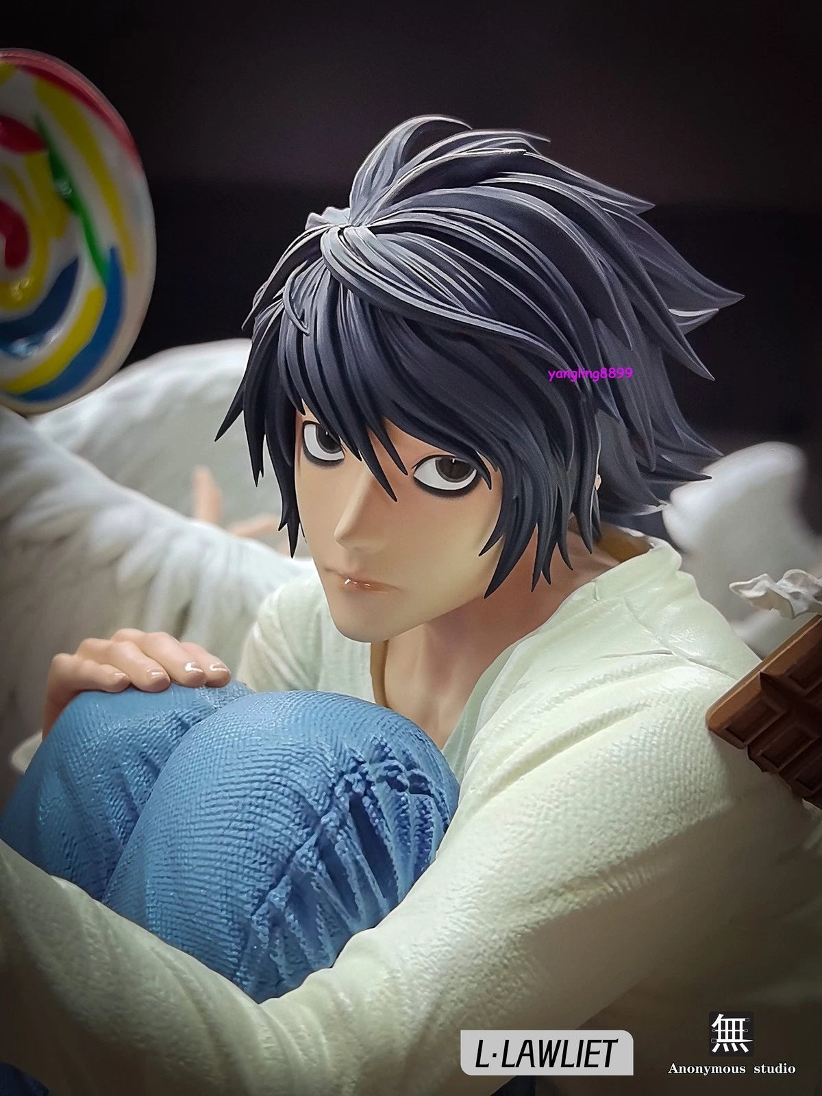 Anonymous Studio Death Note L·lawliet Limited Collectible Statue Resin Figure 07FC0E-D4 - KOEEK