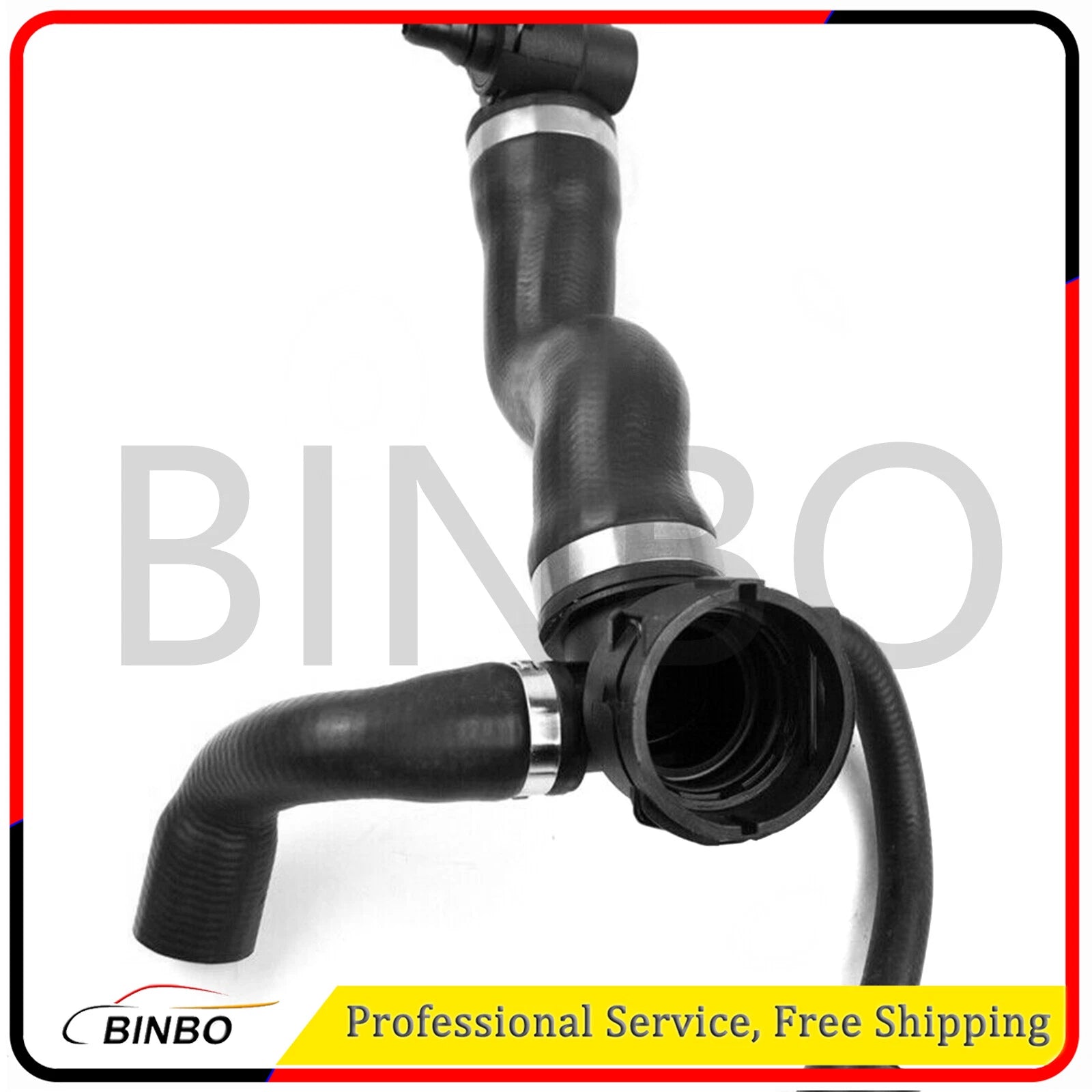 Upper Water Pipe Rubber Coolant Hose For BMW 7 Series F01 F02 17127580955 07FC0E-D4 - KOEEK