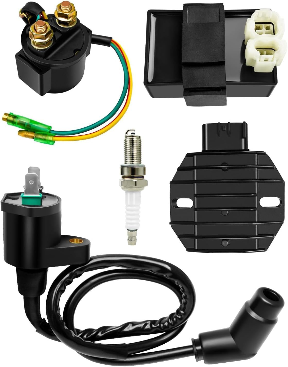new CDI Box Ignition Coil Kit Fit for Honda Recon 250 1997-2021 TRX250TE TM...