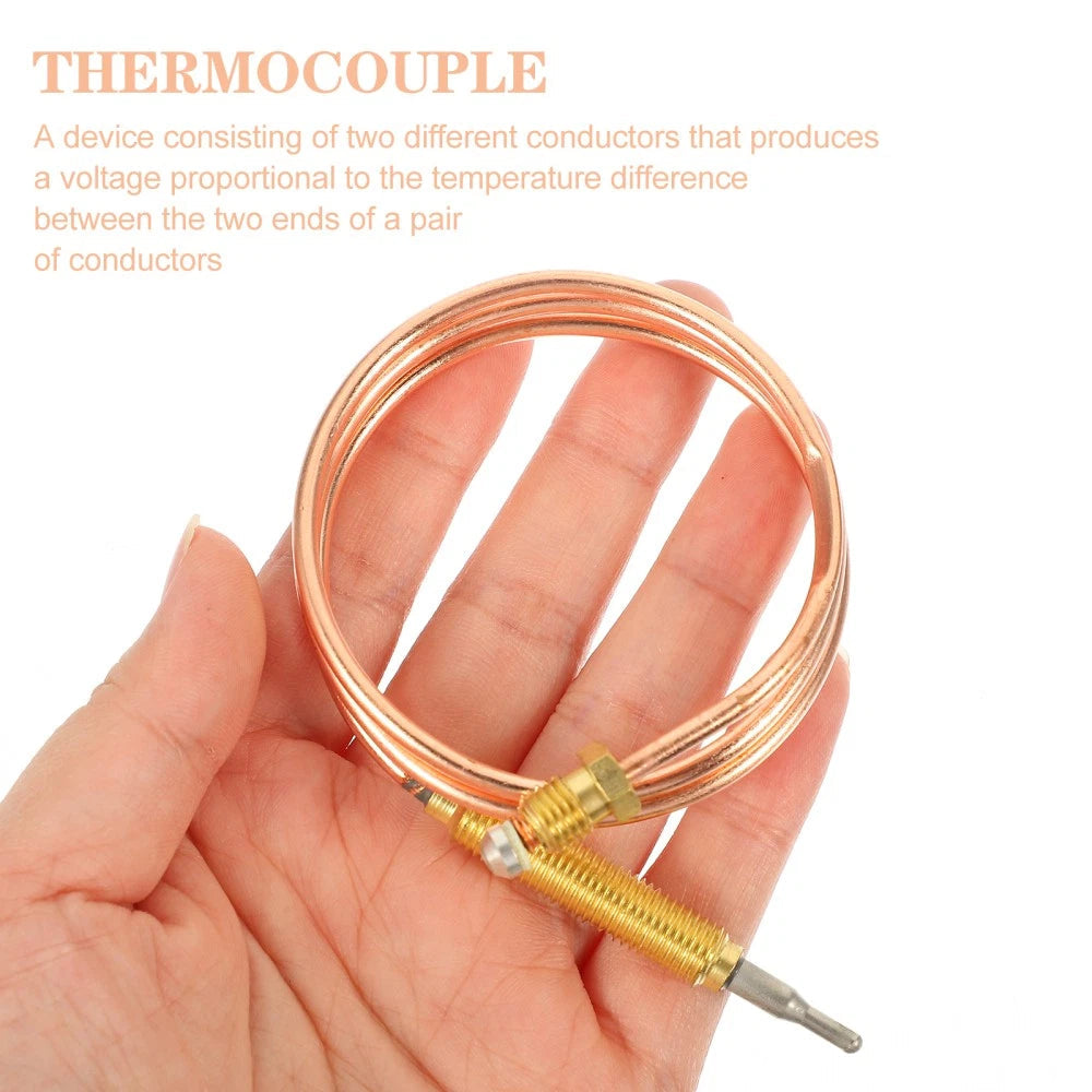 Thermocouple for Gas Grill Fireplace Replacement Parts and Sensors 07FC0E-D4 - KOEEK