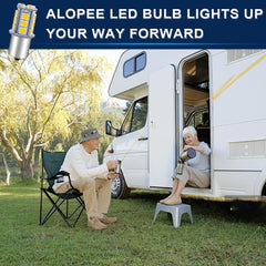 new Alopee 1141 LED Bulb RV Light Bulbs Interior 12V Warm White 1156 ALOPEE - KOEEK