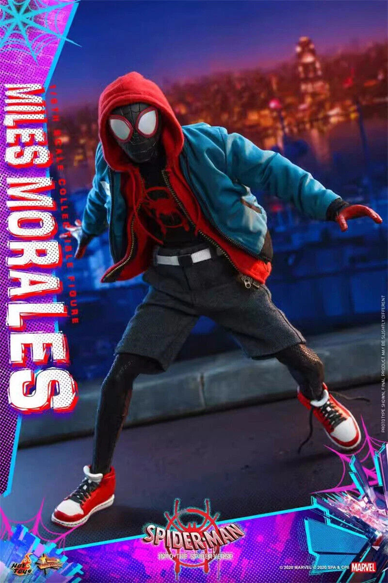 HOTTOYS HT MMS567 Spider Man Miles Morales Action Figure Model Toy  Stock Box 07FC0E-D4 - KOEEK