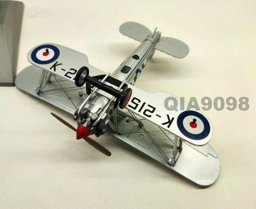 1/72 Scale WWI UK Air Force Bristol Bulldog Aircraft Metal + Plastic Model 07FC0E-D4 - KOEEK