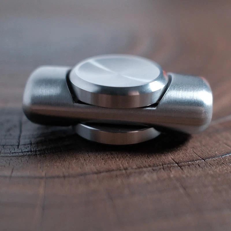 Stainless Steel Brushed Craft Fidget Spinner Fashion EDC Hand Spinner 07FC0E-D4 - KOEEK