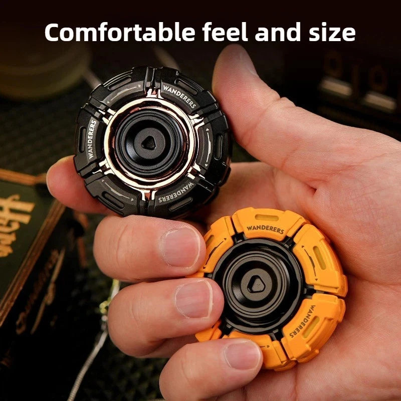 Wanderer EDC Metal Fidget Spinner Armor-Opening Decompression Toy 07FC0E-D4 - KOEEK