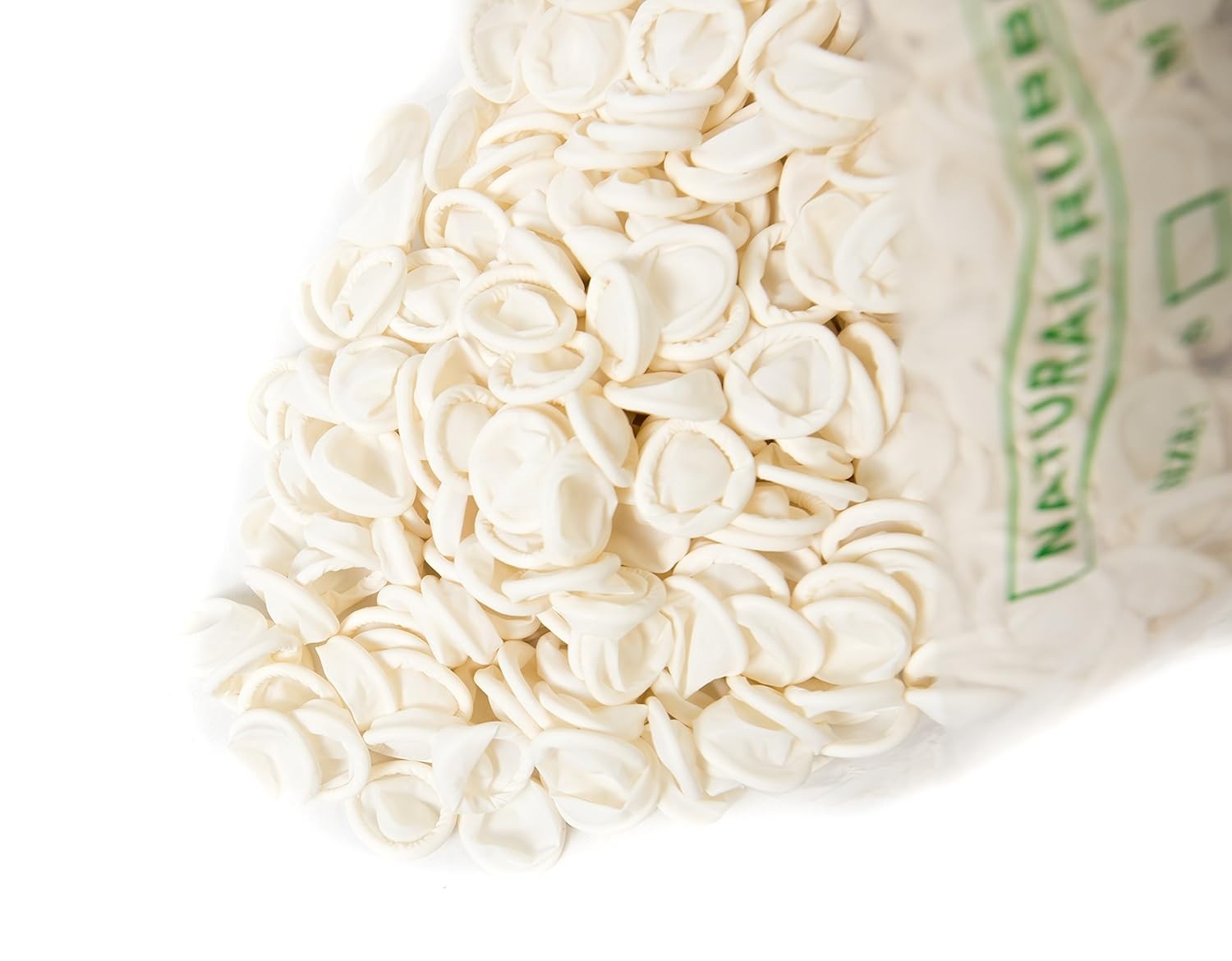 new General-Purpose Latex Finger Cots, Large, White 07FC0E-D4 - KOEEK