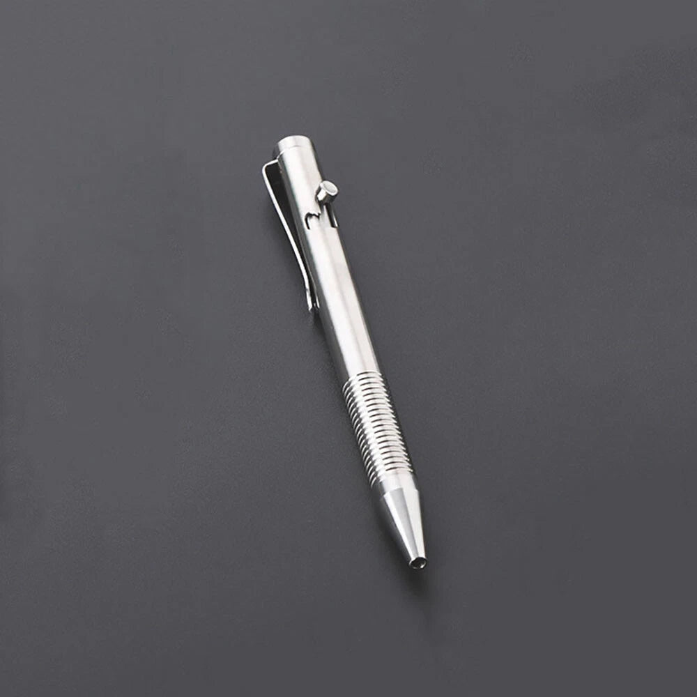 Retractable Ballpoint Pen Titanium Alloy Signature Executive Portable Pocket EDC 07FC0E-D4 - KOEEK