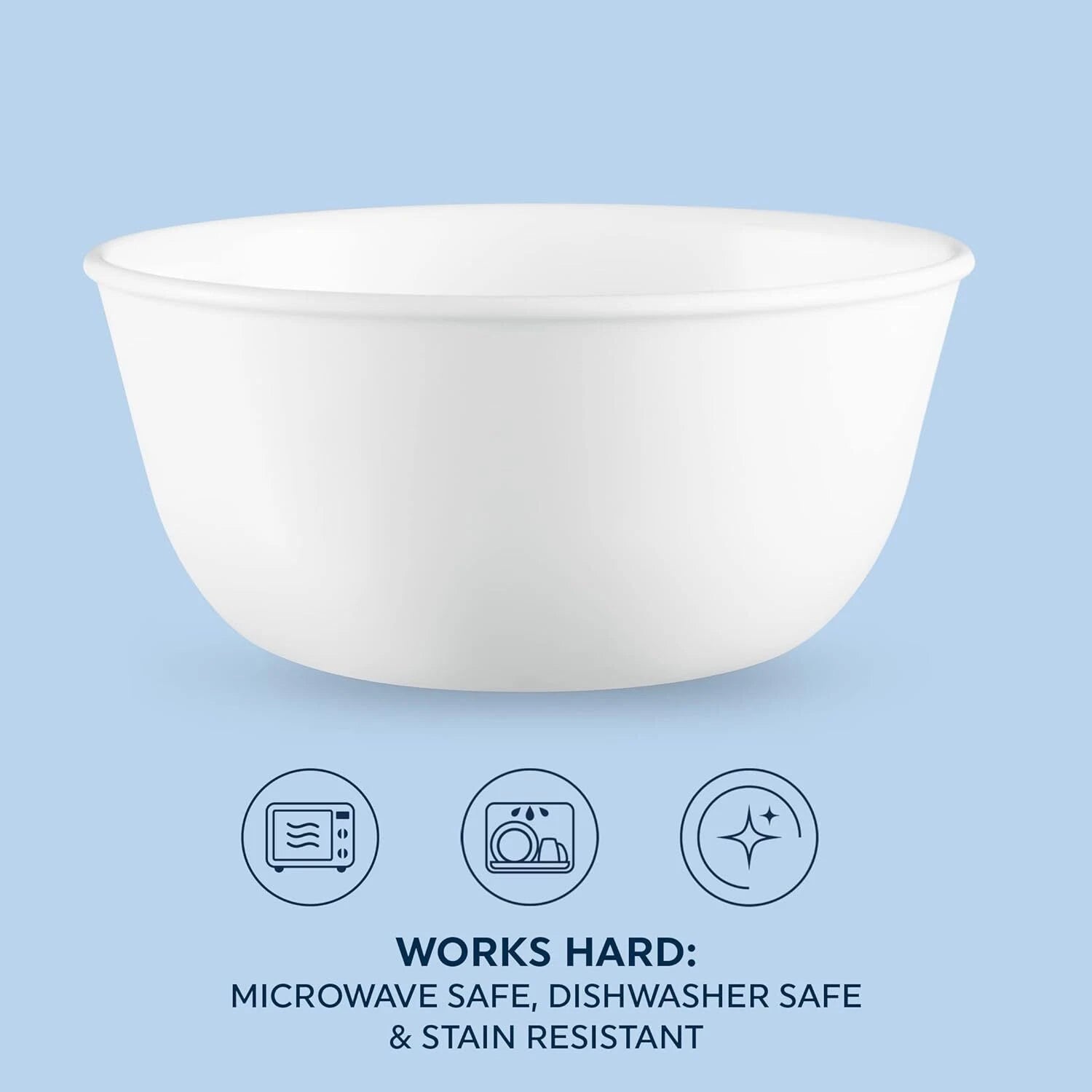 28-oz Soup/Cereal Bowls Set of 6, Chip & Crack Resistant Dinnerware Bowls 07FC0E-D4 - KOEEK
