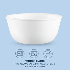 28-oz Soup/Cereal Bowls Set of 6, Chip & Crack Resistant Dinnerware Bowls 07FC0E-D4 - KOEEK