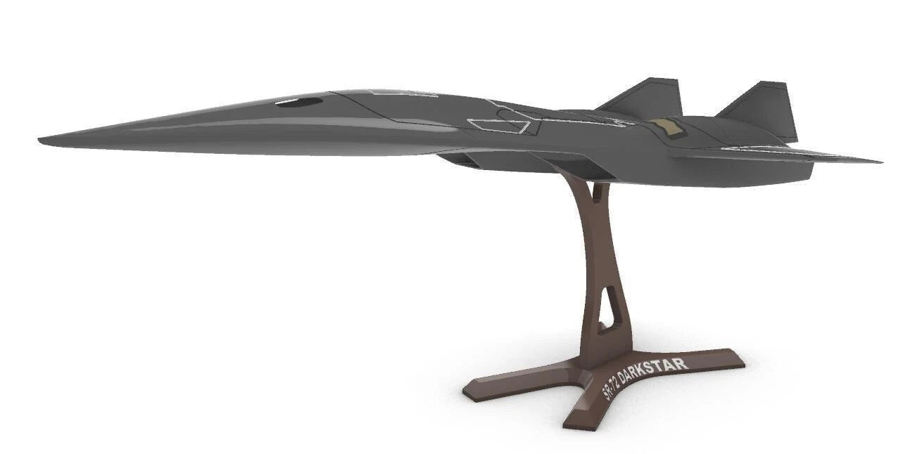 3D Printed 1/72 Scale US Dark Star SR-72 Reconnaissance Aircraft Unpainted Model 07FC0E-D4 - KOEEK