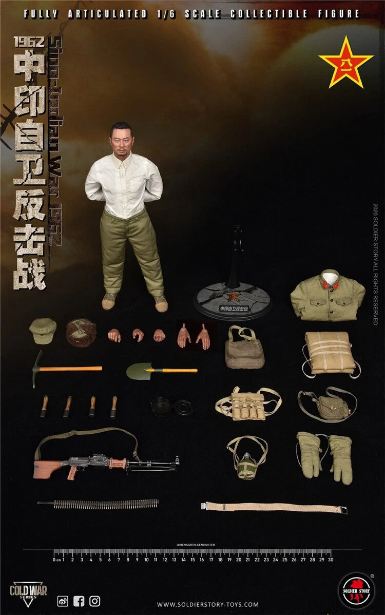 SoldierStory 1/6 SS121 Sino-Indian War 1962 China PLA Action Figure Soldier Toys 07FC0E-D4 - KOEEK