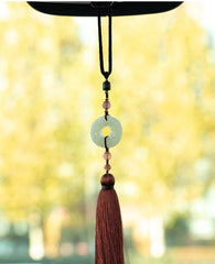 Pixiu Safe Travel Coin Car Hanging Pendant Rearview Mirror Decoration 07FC0E-D4 - KOEEK
