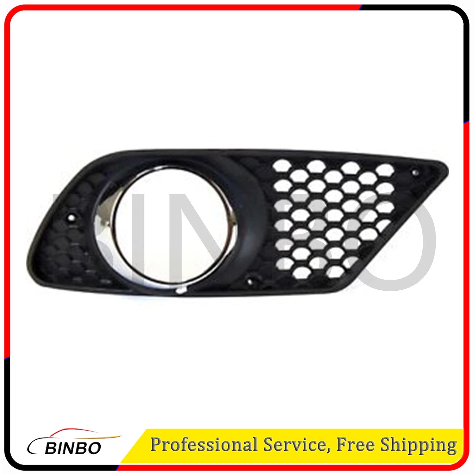 Front Fog Light Bezel Grille Cover For MERCEDES C-Class W204 C300 C350 2007-2010 07FC0E-D4 - KOEEK