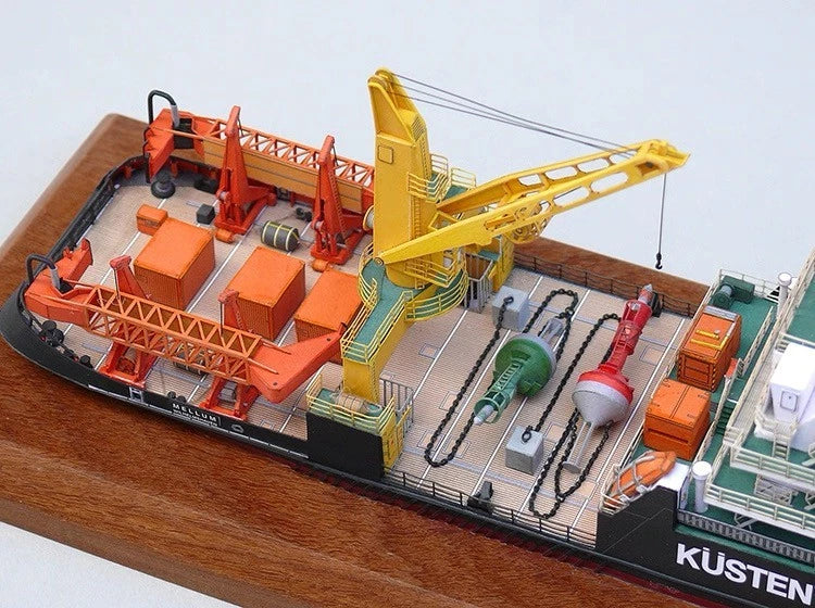 1/250 Mellum Coast Guard Pollution Control Paper Model DIY No Accs No Stand 07FC0E-D4 - KOEEK