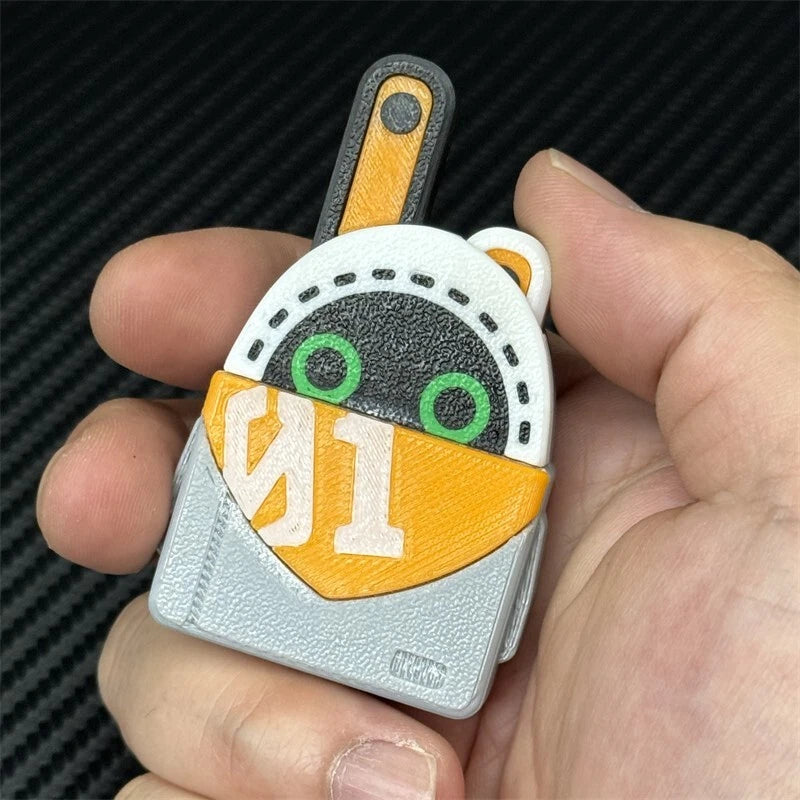 Future 01 Rabbit EDC Fidget Toy Creative Plastic Fidget Slider Stress Relief 07FC0E-D4 - KOEEK