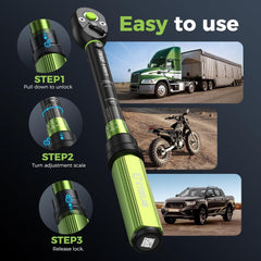 new 3/8-Inch Drive Click Torque Wrench - Inch (5-50ft.-lb.) Single, Green 07FC0E-D4 - KOEEK