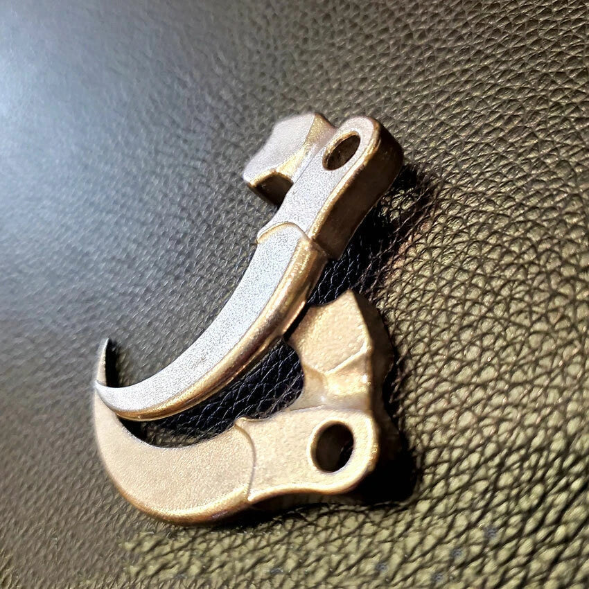 Stainless Steel Keychain Eagle Claw Necklace Pendant Bead Unpacking Box Tool 07FC0E-D4 - KOEEK