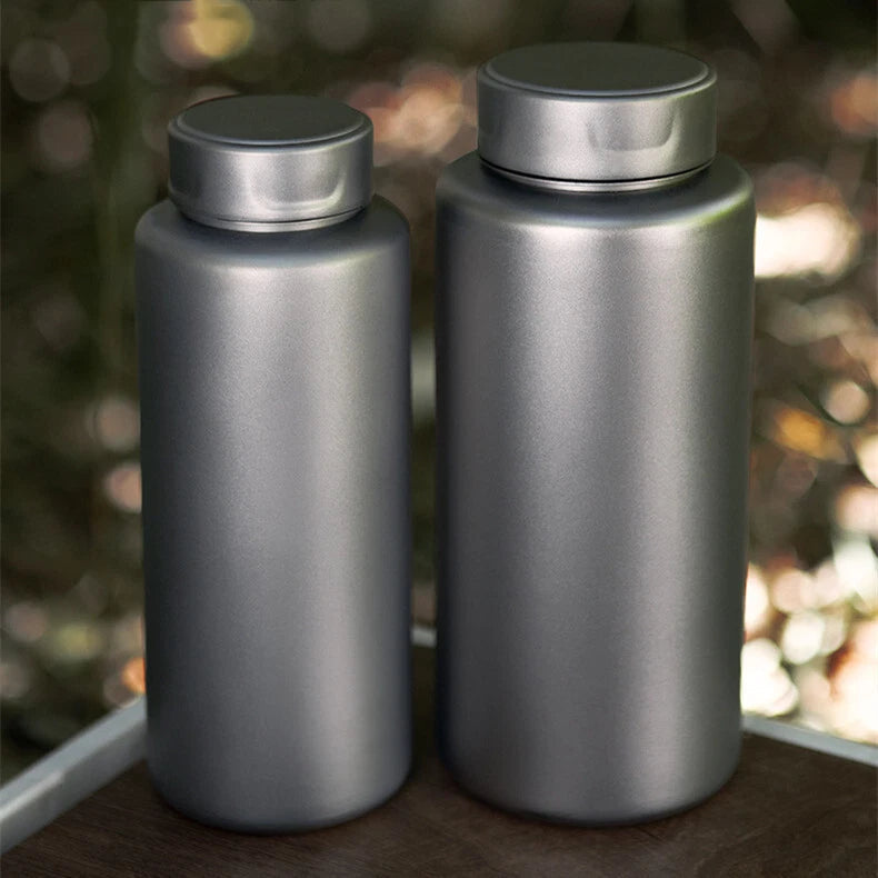 Hot Titanium Water Bottle Outdoor Camping Leakproof Tea Coffee Drinking Mug Gift 07FC0E-D4 - KOEEK