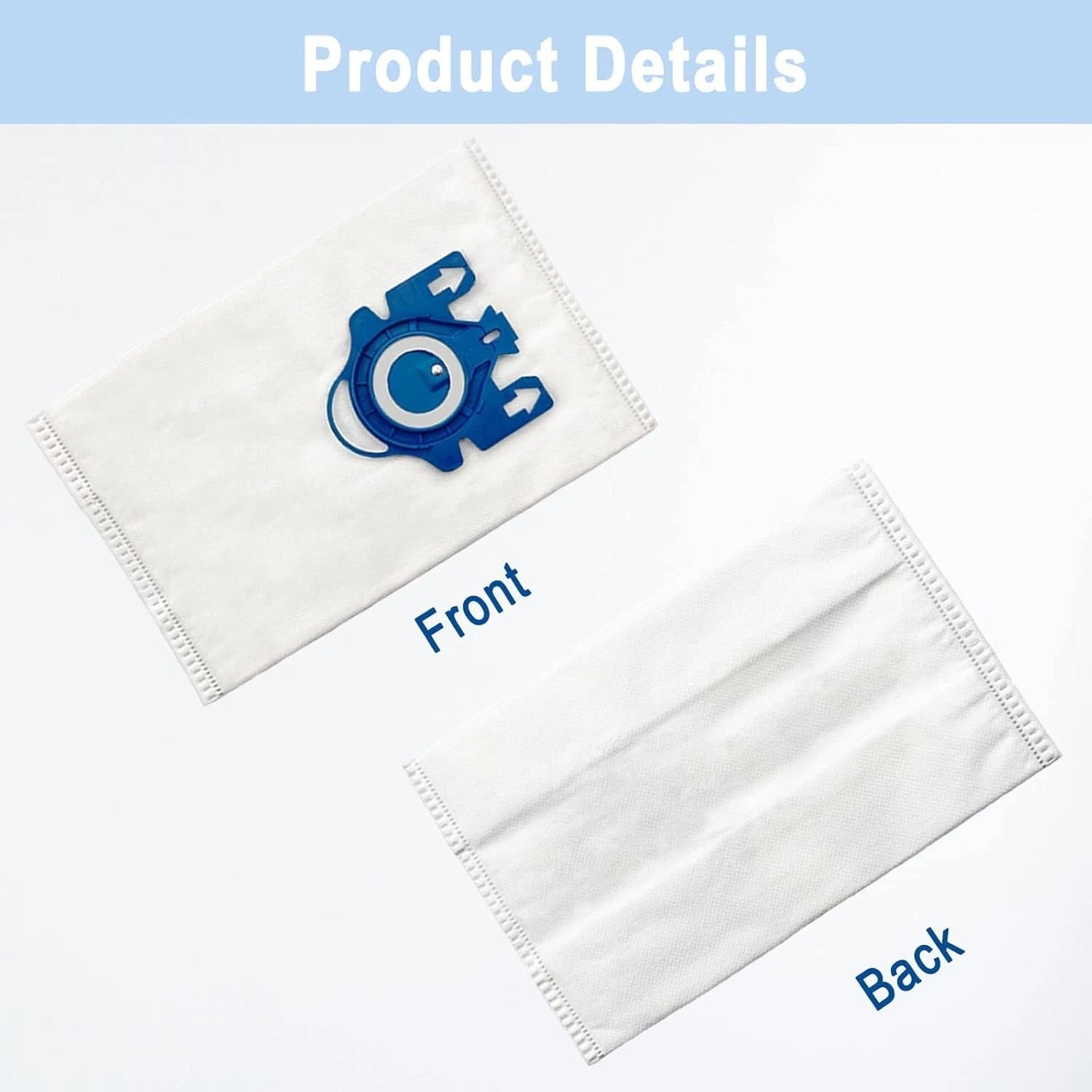 16 packs of 3D GN vacuum cleaner filter bags, vacuum cleaner 07FC0E-D4 - KOEEK