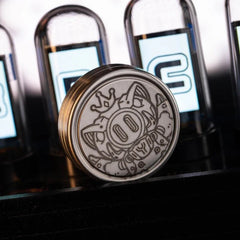 Haptic Coin Sided Ratchet Metal Magnetic PEI Push Slider EDC Fidget Spinning Toy 07FC0E-D4 - KOEEK