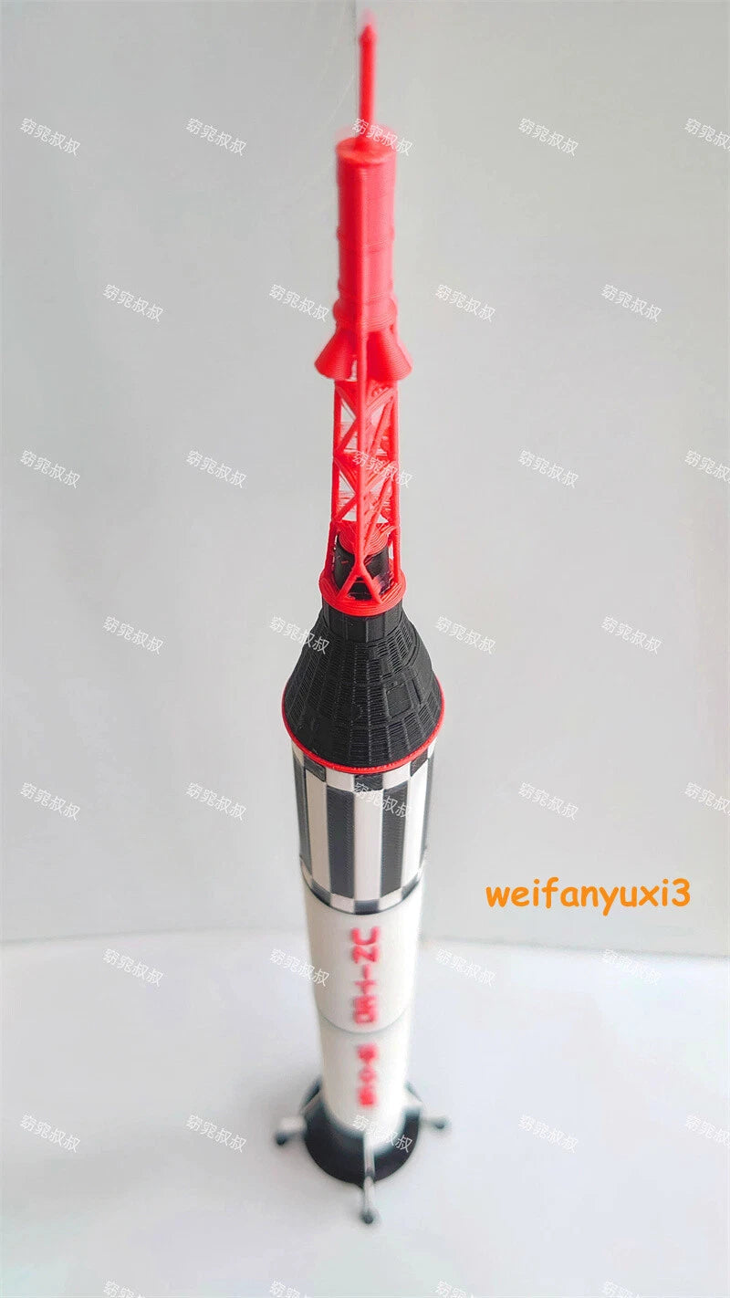 1/72 Scale Red Stone Launch Vehicle Rocket Finished Model Painted Toys Gift 07FC0E-D4 - KOEEK
