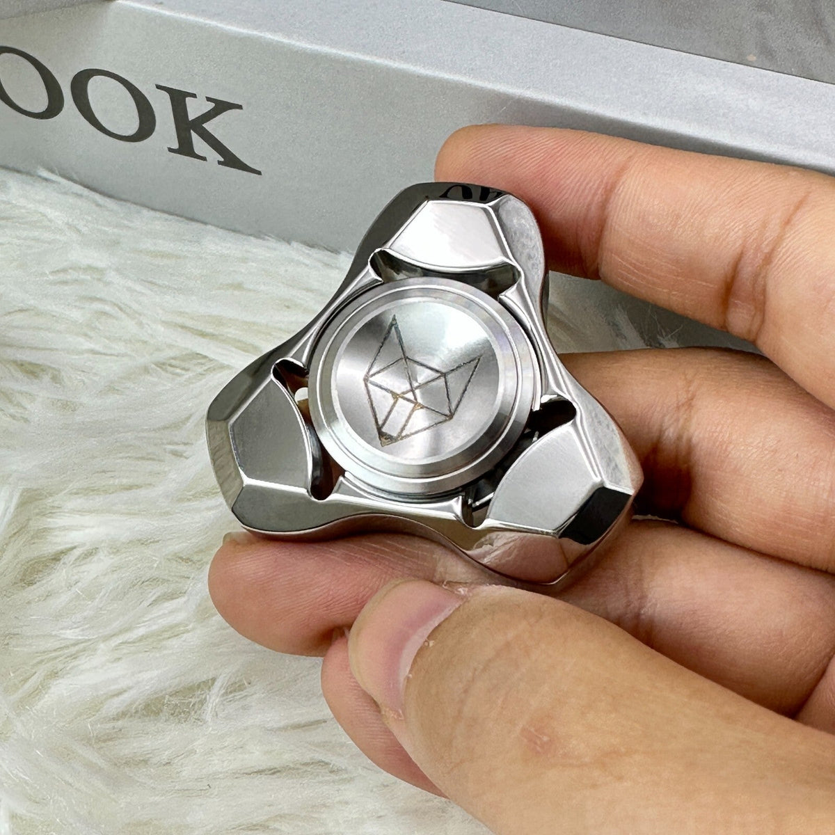 Fidget Hand Spinner Edc Toy Silent Bearing Metal Finger Gyro Relieve Stress Gift 07FC0E-D4 - KOEEK