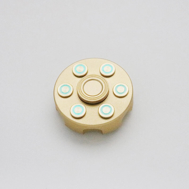 Revolver Clip Luminous Fidget Spinner EDC Metal Hand Spinner Adult Fidget Toys 07FC0E-D4 - KOEEK