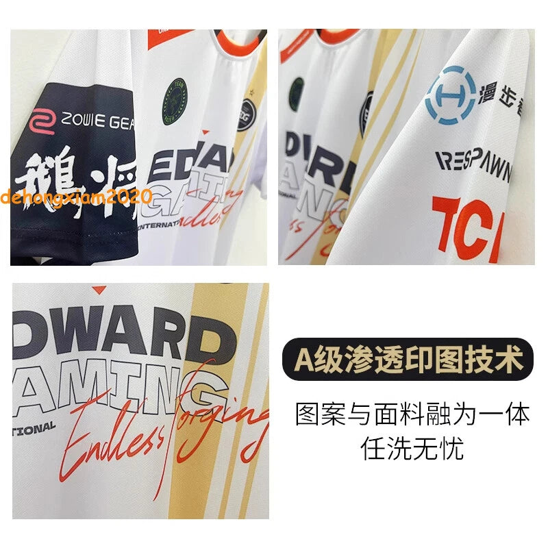 Game Champions Team EDG TShirt 2024 Uniform VCT EDward Gaming T-shirt ZMJJKK 07FC0E-D4 - KOEEK